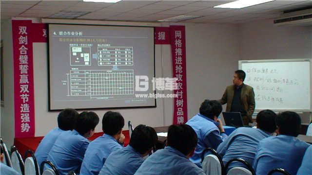 海爾手機班組長管理技能培訓現場